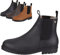 SUEDWIND FOOTWEAR Chelsea Boot »NEW WORK WINTER« bequeme Stiefelette aus Rindsleder Made in Portugal | Reitschuh mit robuster Gummisohle | Merino Lammfell | Schuh Schlupf Stiefel | Schwarz 35