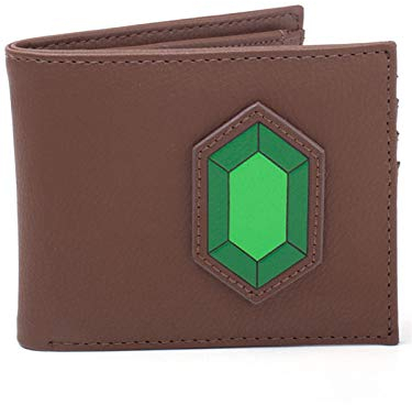 Difuzed Zelda Rupee Portefeuille à Deux Volets, Marron, Portefeuille à Deux Volets