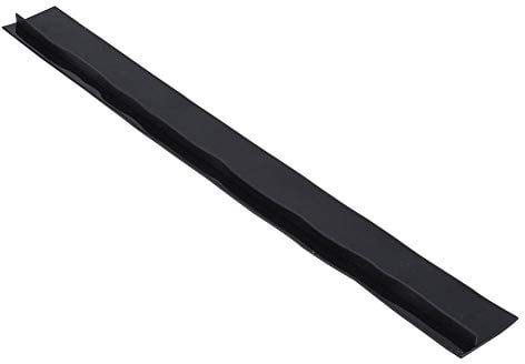 Silicone Gap Cover,Kitchen Stove Counter Gap Strip Oil Resistant Stove Space Fillers Sealing Cover for Counters Appliances Dryers Stoves Tables Washing Machines and More (Black)