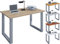 VCM Holz Schreibtisch | H. 76 x B. 80 x T. 50 cm | Computertisch schlicht | Füße aus hochwertigem Metall | Arbeitstisch | Büromöbel - Lona U
