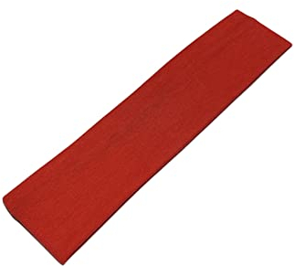 WESTEND CHOICE Kylie-Stirnbänder, 5 cm breit, einfarbig, dehnbar, Bandeau-Stirnbänder für Damen und Herren, weiches Haarband, für Fitnessstudio, Übung, Yoga, Stirnband, Rot, 2 Stück