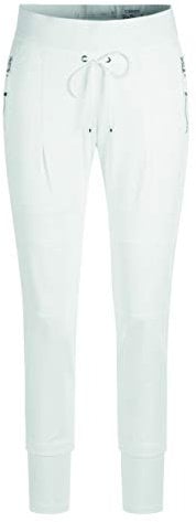 Raffaello Rossi Damen Jogging Pants aus Hightech Jersey Candy Größe 42 EU Weiß (weiß)