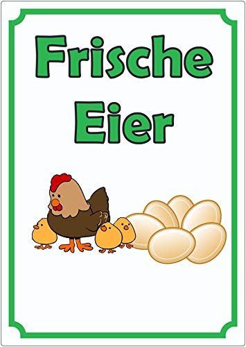 Werbeaufkleber Aufkleber Eier Hochkant A9 (37x52mm)