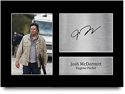 HWC Trading A4 Josh McDermitt The Walking Dead Eugene Porter Geschenke Gedruckt Signiert Autogramm Bild Für Fernsehen Zeigen Fans