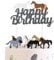 Pferde Kuchendeckel Tortendeko Pferd Tortenaufleger Figuren Kuchen Deko Pferde Geburtstag Cake Topper Pferde Sport Cupcake Topper für Pferdesport Themen Baby Shower Hochzeit Geburtstag