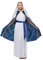 EraSpooky Erwachsene Damen Jungfrau Maria Halloween Cosplay Kostüm Osterkostüm
