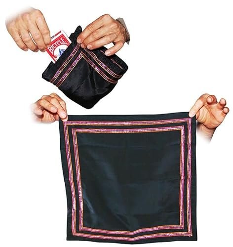 ProTriXX Devils Hanky Plus - Teufelstuch, 2 Pockets Devil Handkerchief, Zauberartikel, Verschwindetuch zum Zaubern, Gegenstände Verschwinden Lassen, Zaubertricks und Zauberartikel