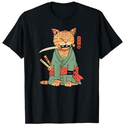 Zoro Cat Warrior T-Shirt