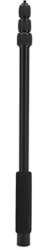 Handheld Microphone Boom Portable Mic Boom Pole Arm Stretchable 4/5 Section Extendable Aluminum Mic Arm with Foam Grip(4 sec)
