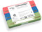 perfect line - 75 Heftstreifen Pappe, recycling Karton, 250 g/m², 3 Farben (Rot, Grün, Blau), Made in Germany, Blauer Engel zertifiziert