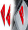 STATUZ Für Yamaha MT07 MT-07 Tank Aufkleber Aufkleber MT Logo Farbe Wasserdicht Motorrad Aufkleber Aufkleber Auto Aufkleber Schmücken (Color : Red Black)