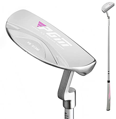 Club de golf putter pour droitier pour femme avec couvre-club de golf (argenté)