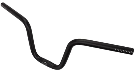 Rosvola Mountainbike Lenker Rennrad Lenker aus Aluminiumlegierung Extra Lang rutschfest 25,4 Mm * 580 Mm Fahrrad (160 mm / 6,3 Zoll Höhe)
