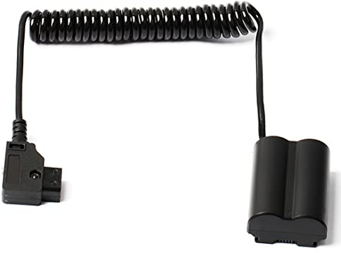 Topcine D-Tap to NP-W235 Dummy Battery to Ptap Camera Power Adapter Compatible for Fuji GFX 50S II / 50SII GFX 100S X-H2S / XH2S X-T4 / XT4 X-T5 / XT5 Cameras Fully Decoded 48 Coiled Cable