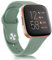 Oumida Kompatibel für Fitbit Versa 2 Armband/Fitbit Versa Armband für Damen Herren, Silikon Armbänder Classic Sport Ersatz Uhrenarmband für Fitbit Versa 2/Fitbit Versa/Versa Lite, Olivgrün