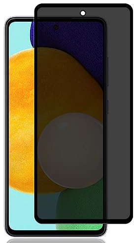 Jewloofa Privacy Pellicola Protettiva per Samsung Galaxy A52 4G/5G/A52S 5G, 1 Pezzi Vetro Temperato, HD Schermo, Senza Bolle, Vetro Pellicola Protettiva per Galaxy A52 4G/5G/A52S 5G