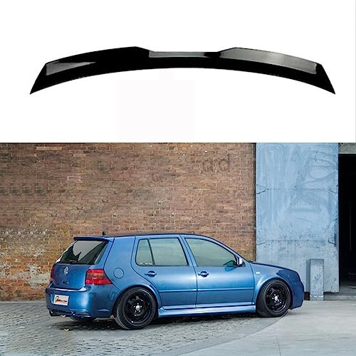 NURCIX Auto Spoiler Posteriore Materiale ABS per VW Golf 4 MK4 R32 Hatchback Max 1999-2006 Tronco Tetto Superiore Ala Labbro Coda Adesivo Coperchio Paraurti