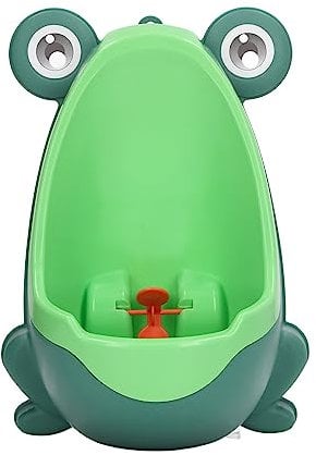 Urinoir d'apprentissage de la propreté Grenouille, Mignon Mur Monté Urinoir D'entraînement Grenouille Pipi Entraîneur de Pipi Portable en Forme de Grenouille pour Garçons Enfants (Type 1)