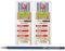 Pica Dry Minen Set - 20 Stück Ersatzminen graphit Härte H - ideal für Tischler