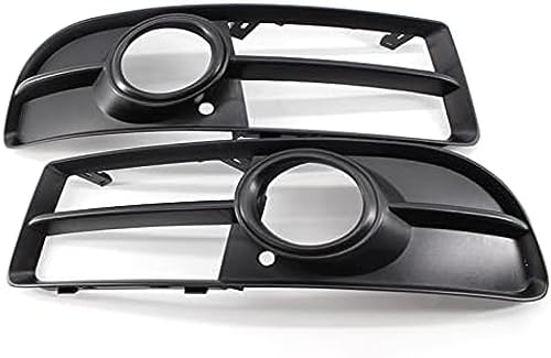 GAFENO - Auto-Frontstoßstange, Nebelscheinwerfer-Abdeckung, Nebelscheinwerfer-Gitter-Lünette, Außenteile passt für Audi A4 B7 S4 B7 A4 S-Line 2005-2008 8E0807681F 8E0807682F