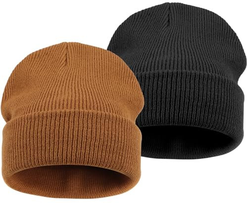 DRESHOW Kleinkind Beanie Kinder Wintermützen Kinder Weich Stricken Unisex-Mütze für Baby Jungen Mädchen Warm Mütze Mützen für 3-7 Jahre