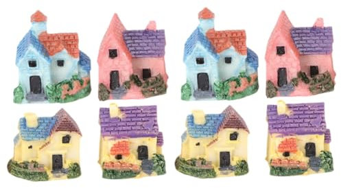 Cabilock 8 STK Ornamente Aus Harz Weihnachtsdeko Zaun Ländlich