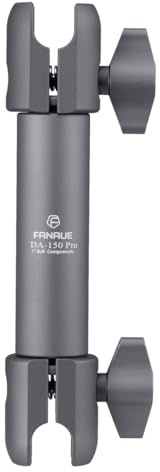 FANAUE Supporto per braccio girevole a doppia spina, prolunga in alluminio, compatibile con adattatori di dimensione B di RAM Mounts/Ball da un pollice. Lunghezza braccio 150 mm (DA-150pro)