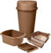 KetoPlastics Rose Gold Kitchen Bin Set - 4 Piece Set - 45L Bin, 12L Bowl, Dish Drainer, Cutlery Tray