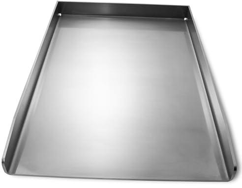 Plancha Edelstahl Grillplatte | passend für Broil King Baron/Crown - 44x31cm | 4mm Massiv