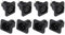 Greluma 8 pcs montage sur panneau brise/prise xlr,3 broches xlr connecteur mâle/femelle pour microphone,plaqué nickel contacts en cuivre