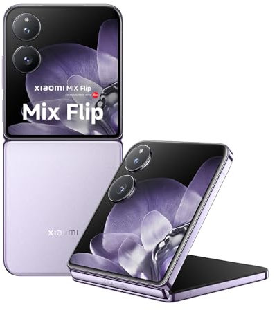 Xiaomi Mix Flip 6.86 Inner Display 4.01 Outer Display Snapdragon® 8 Gen 3 Leica Summilux Lens 67W HyperCharge 3.3GHz 12GB 512GB Purple (UK Version + 2 Years Warranty)