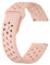 BISONSTRAP Armband für Damen und Herren, Belüftet Silikon Uhrenarmband, Sport Ersatzband mit Schnellverschluss, 20mm, Rosa