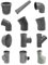 HT-Rohr DN 50 mm 250 mm Grau | Abwasser | Abflussrohr | Abflußrohrsystem DN 50x250mm Ablauf | Kanalrohrsystem