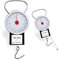 G4GADGET 2 Pack Luggage Scale – Portable Travel Suitcase Weighing Scale with 32kg Capacity & Built-in 1m Tape Measure – Handheld Mechanical Weight Scale for Baggage, Holiday & Airplane Travel Essentia
