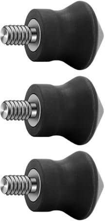 Fazvncv 3Pcs Antislip 1/4inch Screw Tripod Monopod Rubber Foot Pad Feet Spikes for Camera Tripod Adapter Photography Accessories