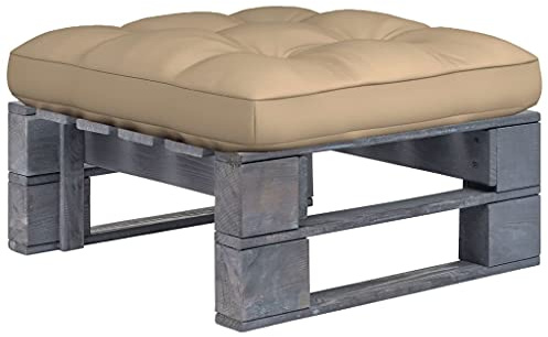 QZZCED Outdoor-Ottomane Paletten Imprägniertes Kiefernholz Balkon Lounge Sitzgruppe für den Garten für Innenhöfe