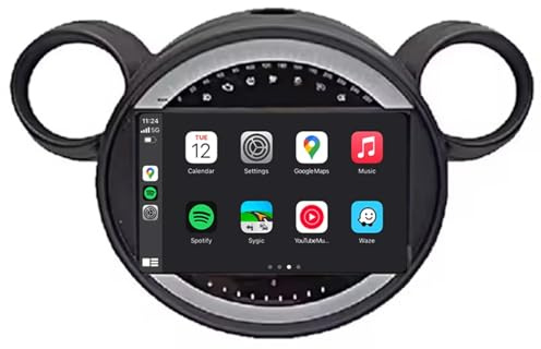 Autoradio Android Touch Screen Da 9 Pollici Con Radio Stereo Plug And Play Per BMW Mini Cooper Countryman R56 R60 2011-2013 Accessori Per Auto Autoradio(M300S 8 Core 4+64G)