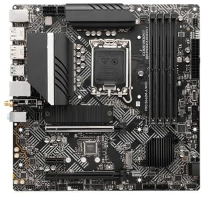 schede madri Fit For MSI PRO B660M-A WIFI supporta CPU I9-14900KF 13900K I7-14700K I5-12400F DDR5 6200MHz LAG1700 NVME M.2 PCle 4.0