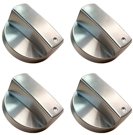 MEOAlBkey 4Pcs Universal 6mm Gas Stove Cooker Knobs