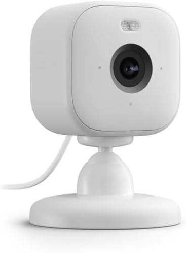 Blink Mini 2 (2nd generation), Plug-in smart security camera -HD night view in colour, built-in spotlight, WHITE