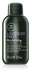 Paul Mitchell Tea Tree Lavender Mint Moisturizing Shampoo - Feuchtigkeits-Shampoo für trockenes, geschädigtes Haar, wohltuende Haar-Wäsche, 75 ml