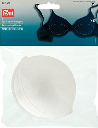 Prym White Push-up Bust Forms, Size M-L