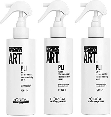 3 x Loreal tecni.art Pli Thermo Spray 190ml