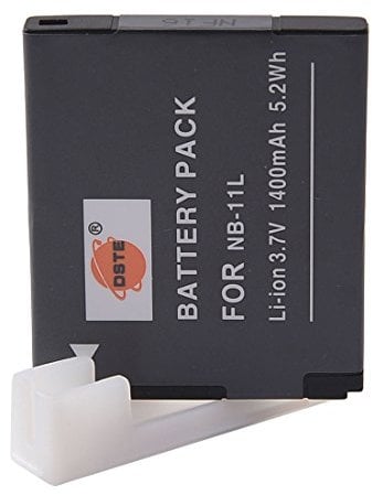 DSTE® NB-11L Rechargerable Li-ion Battery for Canon PowerShot A2300 IS, A2400 IS, A2500, A2600, A3400 IS, A3500 IS, A4000 IS, ELPH 110 HS, ELPH 115 HS, ELPH 130 HS, ELPH 320 HS, ELPH 340 HS, IXUS 125, IXUS 132, IXUS 132D, IXUS 140, IXUS 155, IXUS 150, IXUS 145,IXUS 240HS, IXUS 265 HS,IXUS A3400, IXUS A4000 Camera