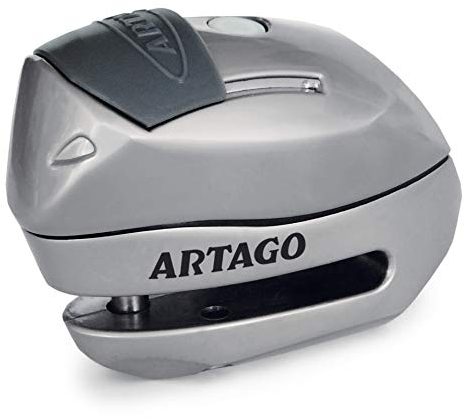 ARTAGO 24S.6M Antifurto Moto Blocca Disco, Allarme 120 Db Avviso Smart, ø 6 mm, Metallico, Universale Moto Scooter Bici