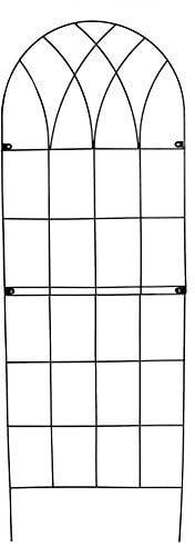 RUDDINGS WOOD Large Metal Garden Trellis 1.8m high - Wall Climbing Plant Support Frame