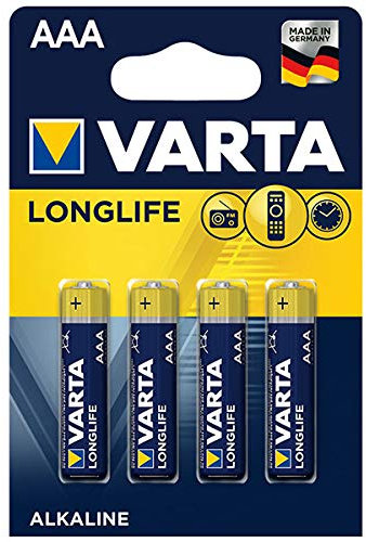 120 x Varta Longlife AAA Alkaline 1.5V Volt Batteries Battery Expiry 2018/2019