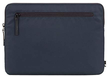 Incase Compact Sleeve Schutzhülle für Apple MacBook 12 - navy blau [Flight Nylon I Zubehörtasche I Kunstfell-Interieur I Hochwertiger Reißverschluss] - INMB100337-NVY