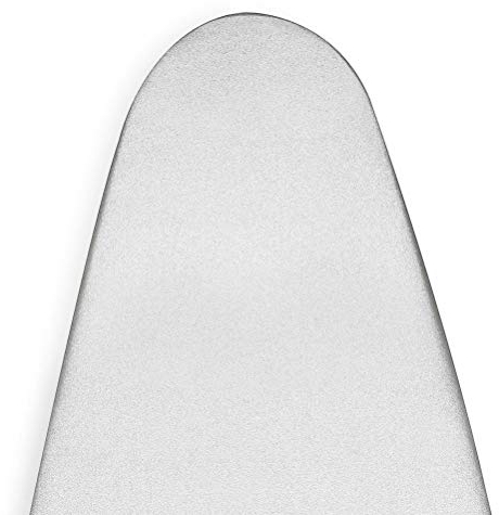 Encasa Homes Copri asse da stiro Silver Premium' metallizzato con cuscinetto di gommapiuma, 125x40cm (49x15,7 in)