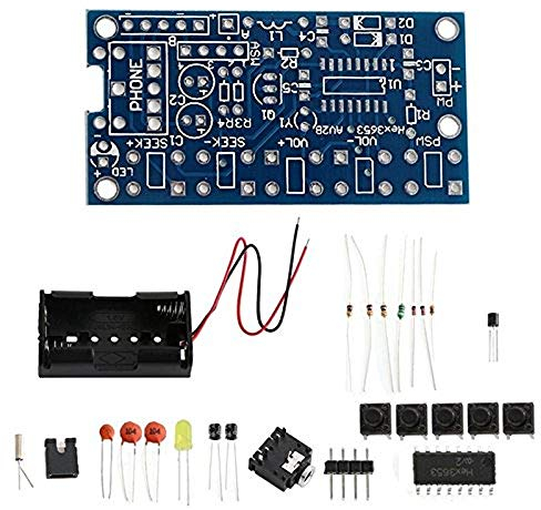 DollaTek Wireless 76MHz-108MHz Stereo FM Radio Receiver Module PCB DIY Electronic Kits